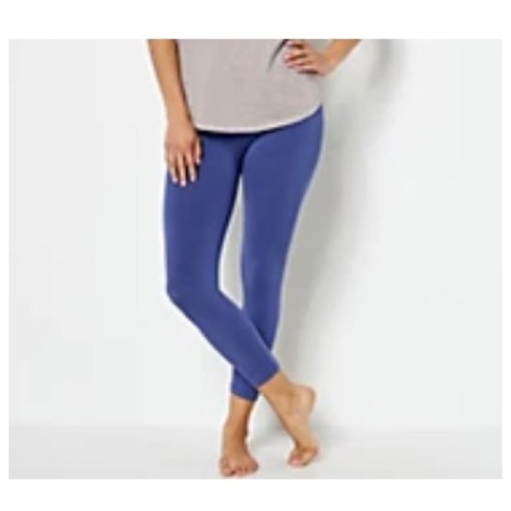 Cuddl Duds Intimates seamless crop leggings L New!